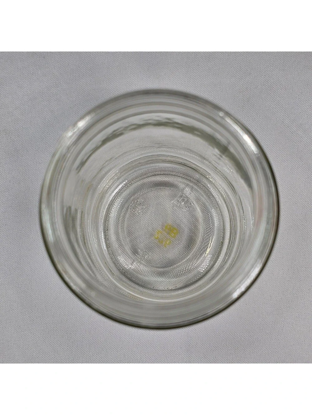 Vintage Sanka Brand Clear Glass Coffee Jar with Orange Lid Collectible Storage